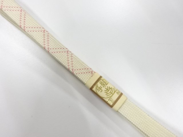  未使用品　正絹　帯留め用　手組三分紐